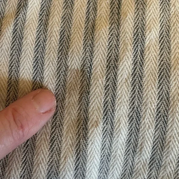 Faherty Women's Striped Blue and White Topsail Classic Overalls - Picture 13 of 13